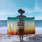 African 50th Birthday Sarong Vibrant Tribal Celebration Drums Vintage 1976