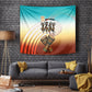African 50th Birthday Tapestry Vibrant Tribal Celebration Drums Vintage 1976