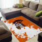 African 50th Birthday Wild And Free Area Rug Safari Wildlife Map Tribal Mask Heritage Art