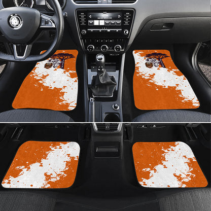 African 50th Birthday Wild And Free Car Mats Safari Wildlife Map Tribal Mask Heritage Art