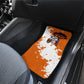African 50th Birthday Wild And Free Car Mats Safari Wildlife Map Tribal Mask Heritage Art