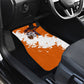 African 50th Birthday Wild And Free Car Mats Safari Wildlife Map Tribal Mask Heritage Art