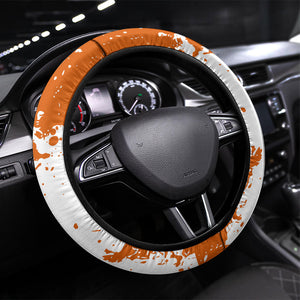African 50th Birthday Wild And Free Steering Wheel Cover Safari Wildlife Map Tribal Mask Heritage Art