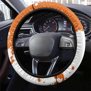African 50th Birthday Wild And Free Steering Wheel Cover Safari Wildlife Map Tribal Mask Heritage Art