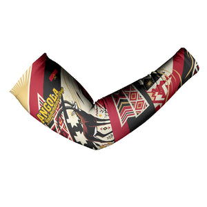 Angola Independence Day Antelope Arm Sleeves Flag Coat Of Arms Geometric African
