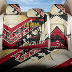 Angola Independence Day Antelope Back Car Seat Cover Flag Coat Of Arms Geometric African