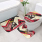 Angola Independence Day Antelope Bathroom Set Flag Coat Of Arms Geometric African