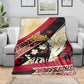 Angola Independence Day Antelope Blanket Flag Coat Of Arms Geometric African