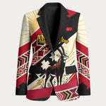 Angola Independence Day Antelope Blazer Flag Coat Of Arms Geometric African