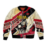 Angola Independence Day Antelope Bomber Jacket Flag Coat Of Arms Geometric African