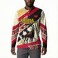 Angola Independence Day Antelope Button Sweatshirt Flag Coat Of Arms Geometric African