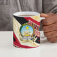 Angola Independence Day Antelope Ceramic Mug Flag Coat Of Arms Geometric African