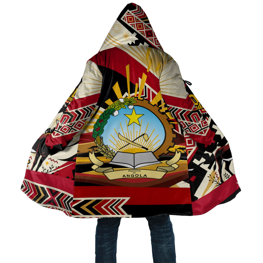 Angola Independence Day Antelope Cloak Flag Coat Of Arms Geometric African
