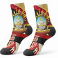 Angola Independence Day Antelope Crew Socks Flag Coat Of Arms Geometric African