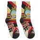 Angola Independence Day Antelope Crew Socks Flag Coat Of Arms Geometric African