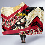 Angola Independence Day Antelope Hooded Blanket Flag Coat Of Arms Geometric African