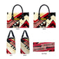 Angola Independence Day Antelope Leather Bag Flag Coat Of Arms Geometric African