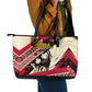 Angola Independence Day Antelope Leather Tote Bag Flag Coat Of Arms Geometric African