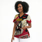 Angola Independence Day Antelope Scrub Top Flag Coat Of Arms Geometric African