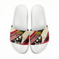 Angola Independence Day Antelope Slide Sandals Flag Coat Of Arms Geometric African