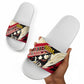 Angola Independence Day Antelope Slide Sandals Flag Coat Of Arms Geometric African