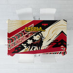 Angola Independence Day Antelope Tablecloth Flag Coat Of Arms Geometric African