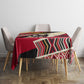 Angola Independence Day Antelope Tablecloth Flag Coat Of Arms Geometric African