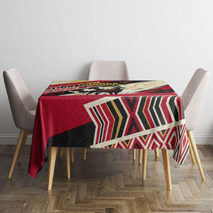 Angola Independence Day Antelope Tablecloth Flag Coat Of Arms Geometric African