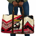 Angola Independence Day Antelope Travel Bag Flag Coat Of Arms Geometric African