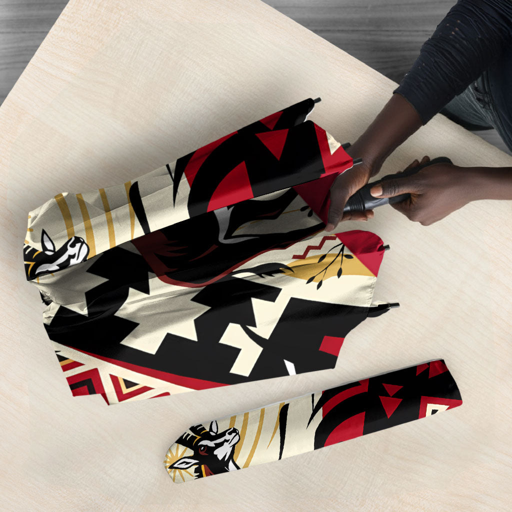 Angola Independence Day Antelope Umbrella Flag Coat Of Arms Geometric African