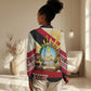 Angola Independence Day Antelope Women Casual Shirt Flag Coat Of Arms Geometric African