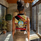 Angola Independence Day Antelope Women Sleeveless Polo Shirt Flag Coat Of Arms Geometric African