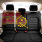Angola Independence Day Back Car Seat Cover Black Red Flag Coat Of Arms Tribal Geometric