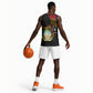 Angola Independence Day Basketball Jersey Black Red Flag Coat Of Arms Tribal Geometric