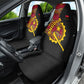 Angola Independence Day Car Seat Cover Black Red Flag Coat Of Arms Tribal Geometric