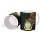 Angola Independence Day Ceramic Mug Black Red Flag Coat Of Arms Tribal Geometric