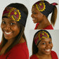 Angola Independence Day Neck Gaiter Black Red Flag Coat Of Arms Tribal Geometric