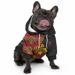 Angola Independence Day Pet Hoodie Black Red Flag Coat Of Arms Tribal Geometric