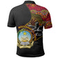 Angola Independence Day Polo Shirt Black Red Flag Coat Of Arms Tribal Geometric