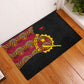 Angola Independence Day Rubber Doormat Black Red Flag Coat Of Arms Tribal Geometric