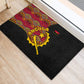 Angola Independence Day Rubber Doormat Black Red Flag Coat Of Arms Tribal Geometric