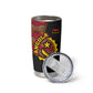 Angola Independence Day Tumbler Cup Black Red Flag Coat Of Arms Tribal Geometric