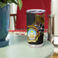 Angola Independence Day Tumbler Cup Black Red Flag Coat Of Arms Tribal Geometric