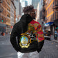 Angola Independence Day Zip Hoodie Black Red Flag Coat Of Arms Tribal Geometric