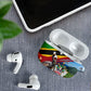 Saint Kitts And Nevis AirPods Case Caribbean Pride Tropical Island Map Pelican Floral