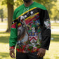 Saint Kitts And Nevis Hockey Jersey Caribbean Pride Tropical Island Map Pelican Floral