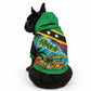 Saint Kitts And Nevis Pet Hoodie Caribbean Pride Tropical Island Map Pelican Floral
