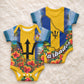Barbados Trident Coat Of Arms Baby Onesie Caribbean Pride Tropical Beach Floral Map