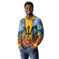 Barbados Trident Coat Of Arms Long Sleeve Polo Shirt Caribbean Pride Tropical Beach Floral Map