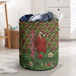 Rosa Parks Christmas Laundry Basket Plaid Festive Stamp Vintage Civil Rights Legend